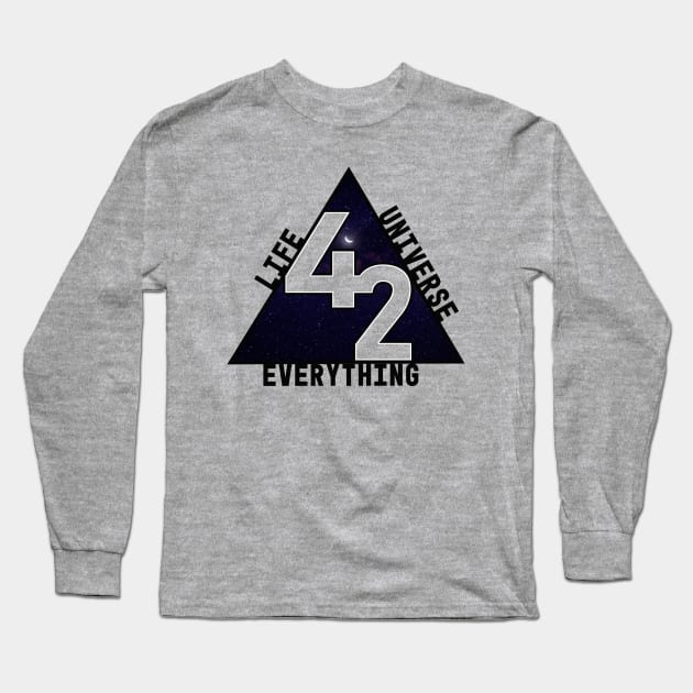 The answer is 42 Long Sleeve T-Shirt by Stupid Coffee Designs